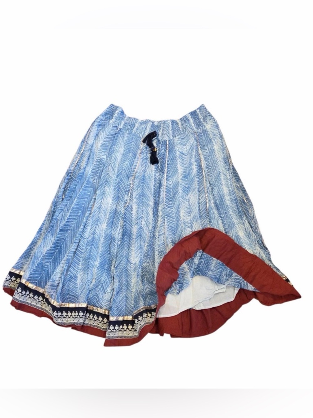 Soft Surroundings Rhoda Zagara Skirt Bohemian NWT Size Large bohemian hippie - Picture 3 of 7